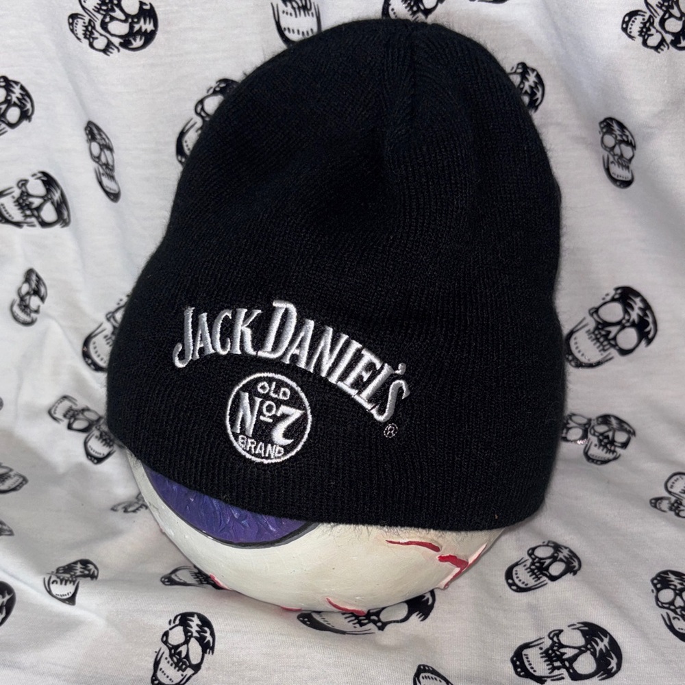 Jack Daniels Kids Black Beanie